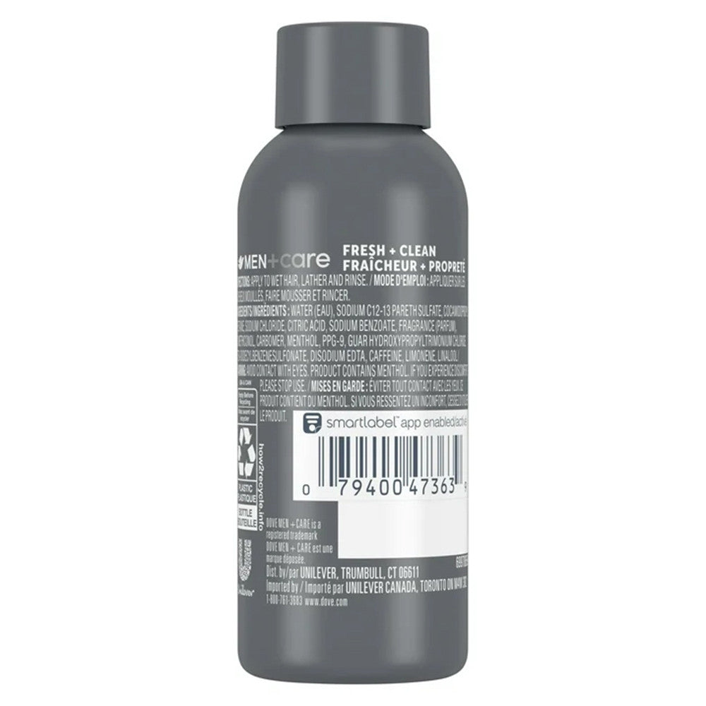 Dove Men+Care Fortifying 2-in-1 Shampoo & Conditioner Fresh and Clean Strengthen, 3 Oz