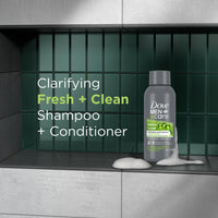 Dove Men+Care Fortifying 2-in-1 Shampoo & Conditioner Fresh and Clean Strengthen, 3 Oz