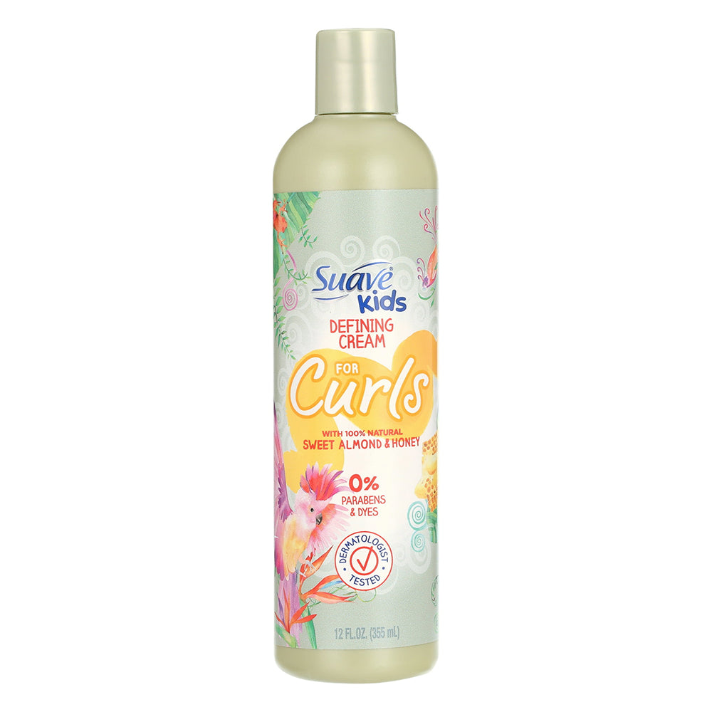 Suave Kids Defining Cream for Curls with Natural Sweet Almond and Honey 12Oz (355ml)