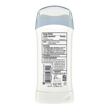 Dove Antiperspirant Deodorant Stick Sensitive Skin Sensitive Skin, 2.6 Oz