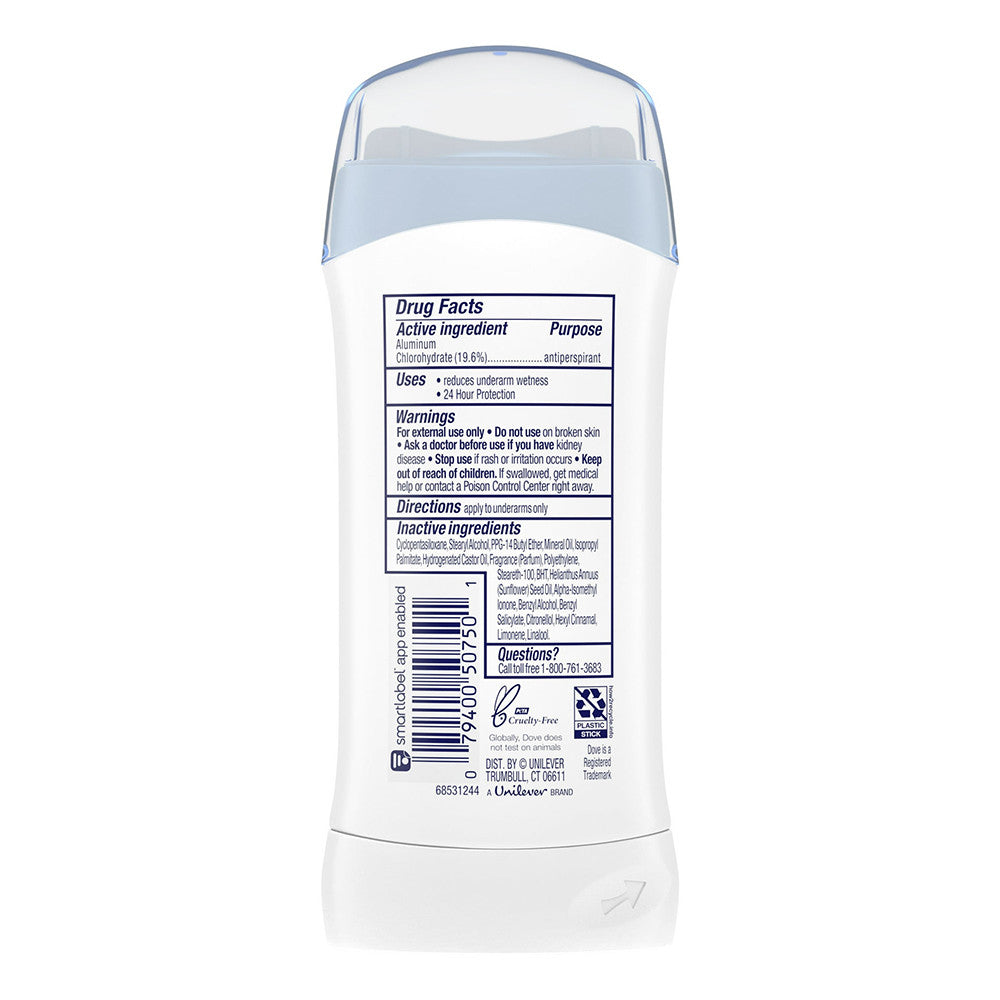 Dove Invisible Solid Anti-Perspirant Deodorant, Fresh, 2.6 oz