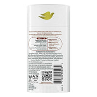 Dove Beauty Vitamin Care Aluminum Free Coconut and Shea Deodorant Stick for Women, 2.6 Oz