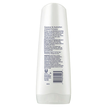 Dove Nourishing Rituals Coconut & Hydration Conditioner, 12 Oz
