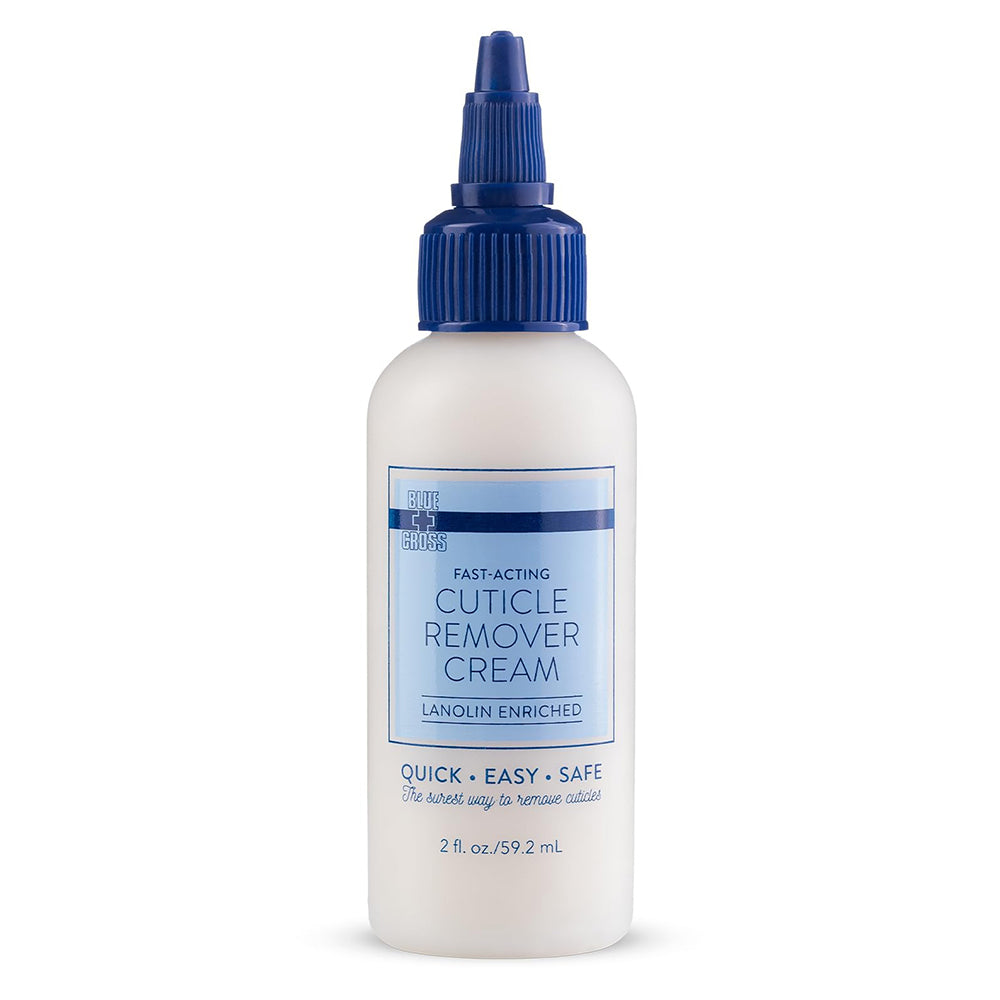 Blue Cross Cuticle Remover Cream Cleaner Brighter and Strengthening Nails 2Oz (59.2ml)