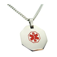 Medical Id Jewelry Necklace For Diabetic Patients, 1 Ea