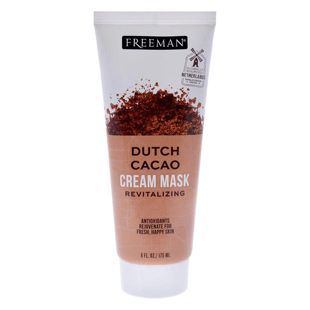 Freeman Dutch Cacao Cream Revitalizing Facial Mask Nourishing and Skin Softening 6Oz (175ml)