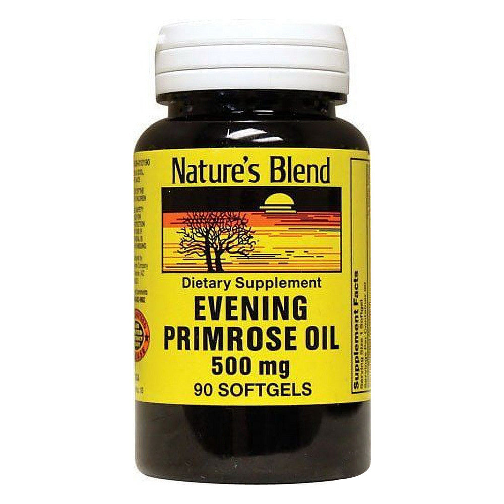 Natures Blend Evening Primrose Oil 500 Mg Softgels, 90 Ea