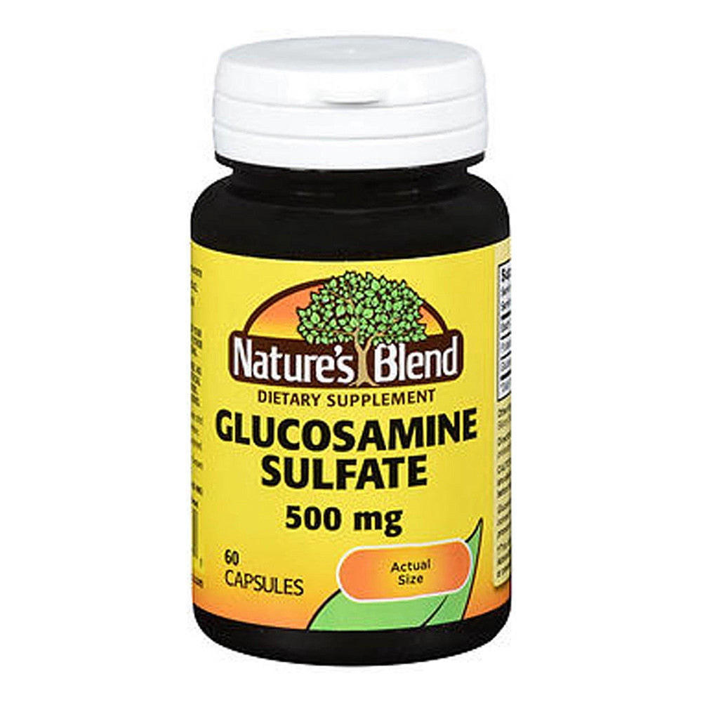 Natures Blend Glucosamine Sulfate 500 Mg Capsules, 60 Ea