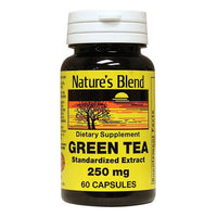 Natures Blend Green Tea Extract 250 Mg Capsules, 60 Ea