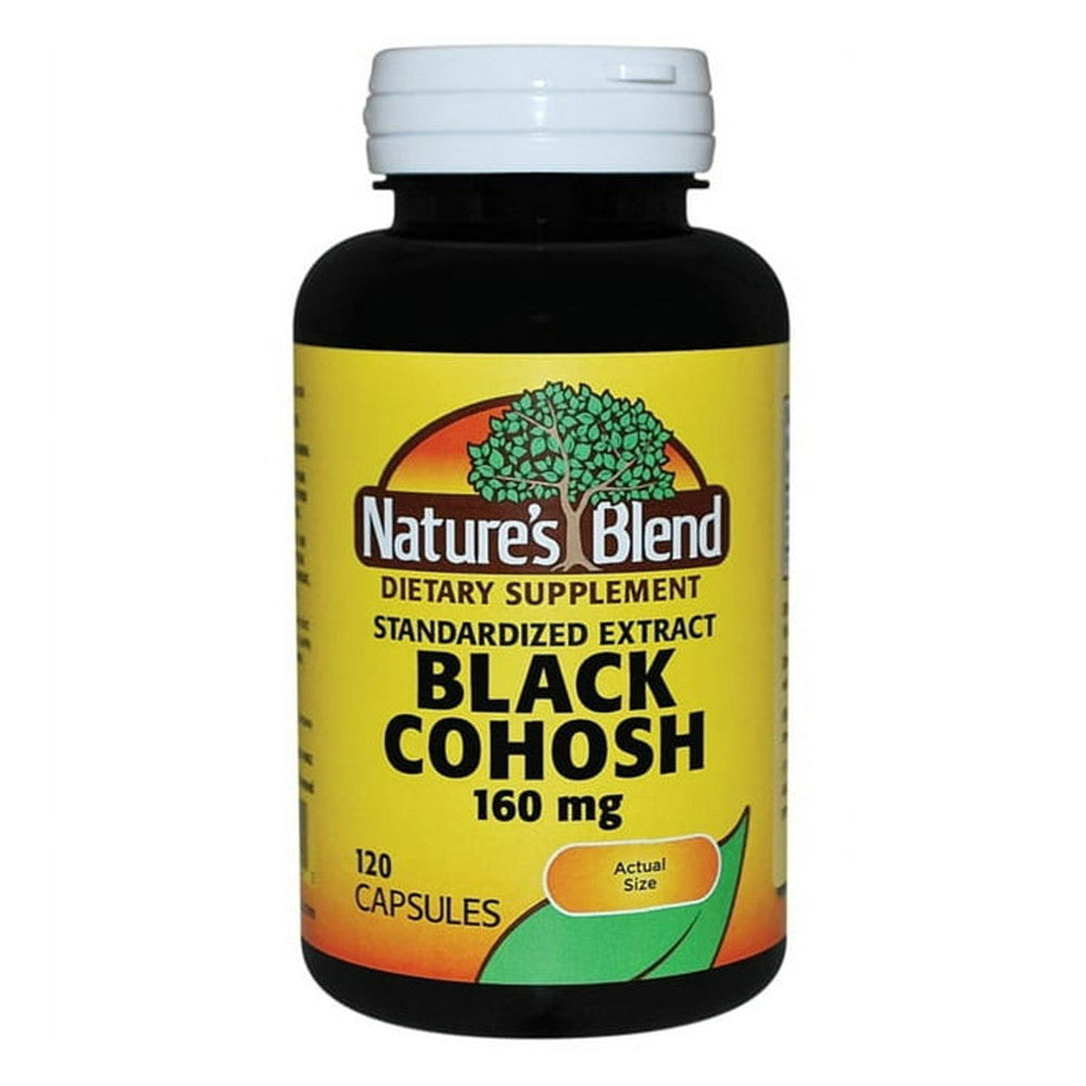 Natures Blend Standardized Extract Black Cohosh 160 Mg Capsules, 120 Ea