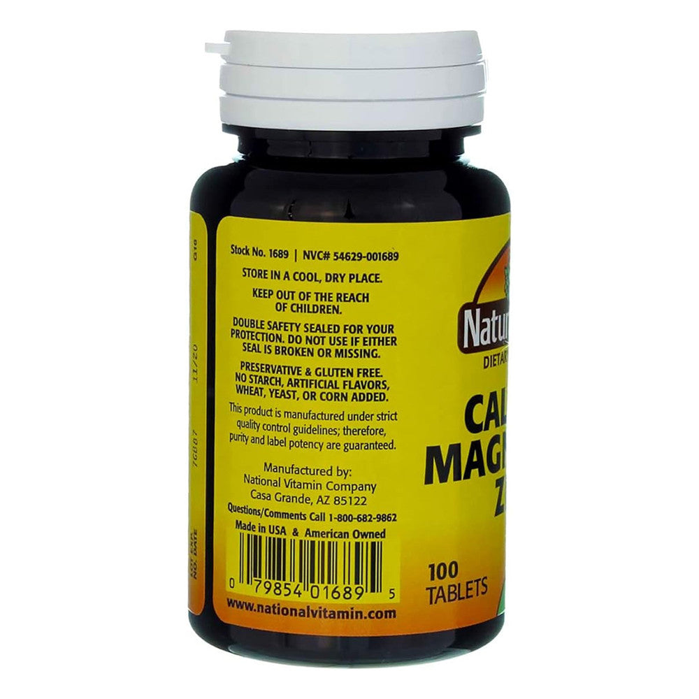 Natures Blend Calcium Magnesium Zinc, 100 Ea