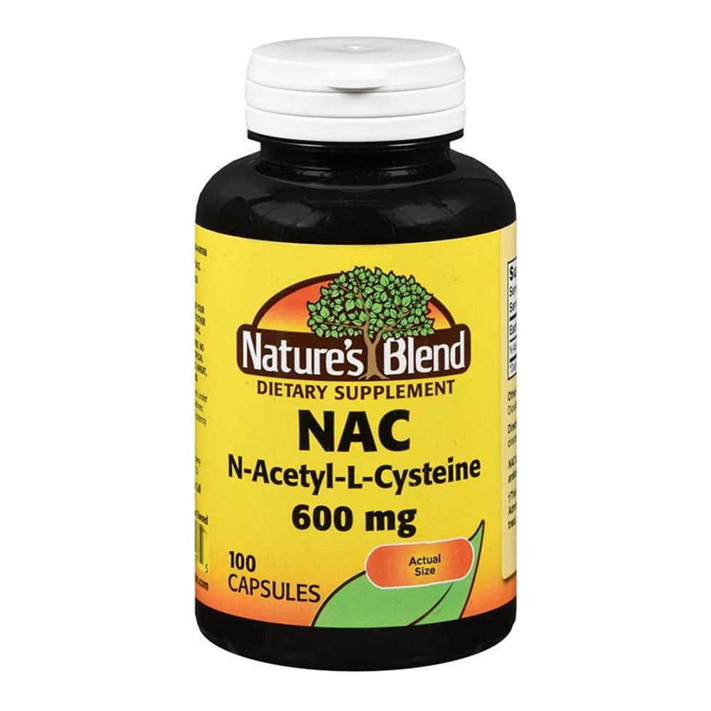 Natures Blend NAC 600 Mg Capsules, 100 Ea