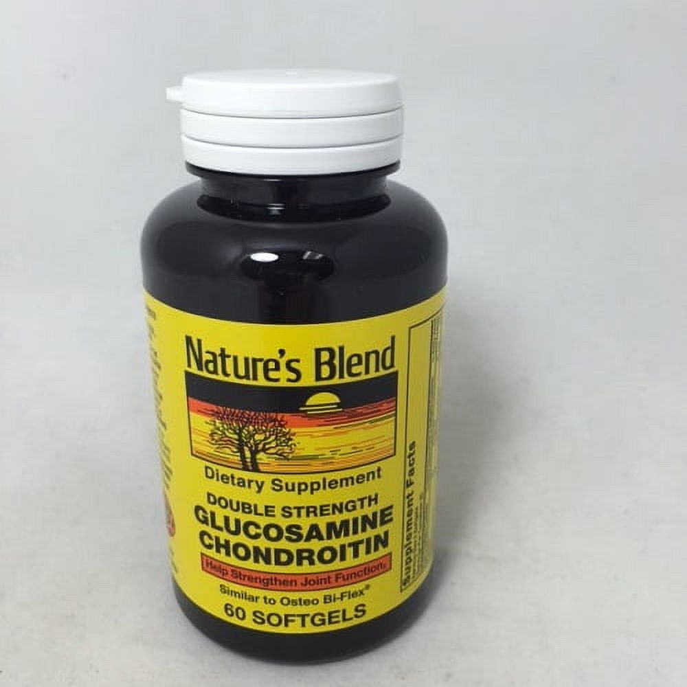 Natures Blend Double Strength Glucosamine Chondroitin Joint Support Softgels, 60 Ea