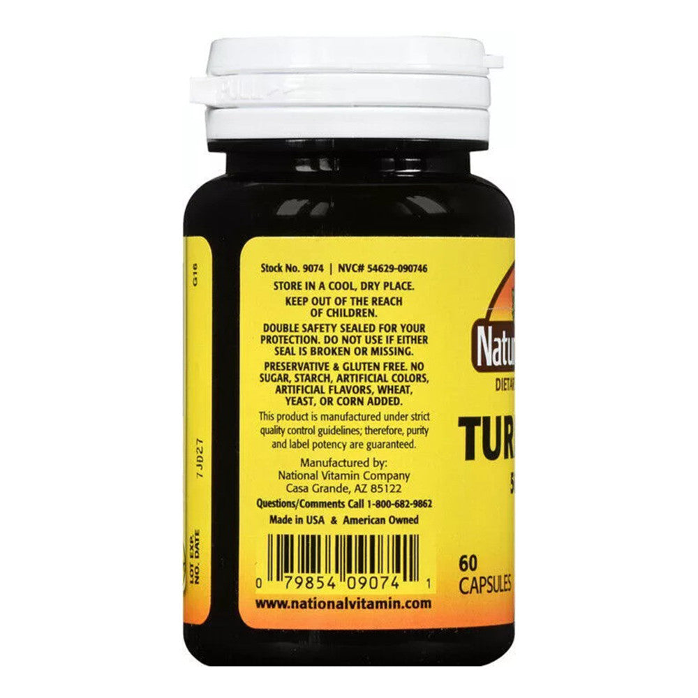 Natures Blend Turmeric 500 Mg Capsules, 60 Ea