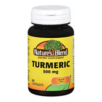 Natures Blend Turmeric 500 Mg Capsules, 60 Ea