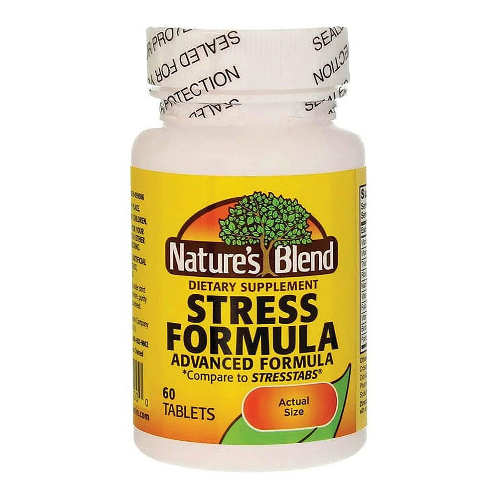 Natures Blend Stress Formula Vitamins Tablets, 60 Ea