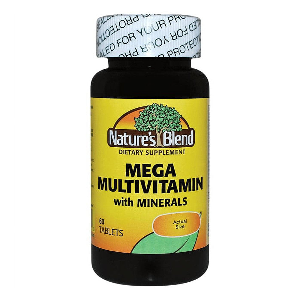 Natures Blend Mega Multivitamin with Minerals Tablets, 60 Ea