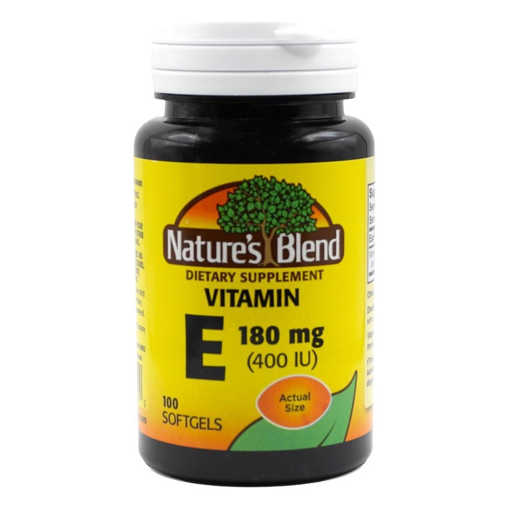 Natures Blend Vitamin E 400 Iu Softgels, 100 Ea
