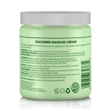 Queen Helene Professional Massage Cream, Cucumber, 15 Oz