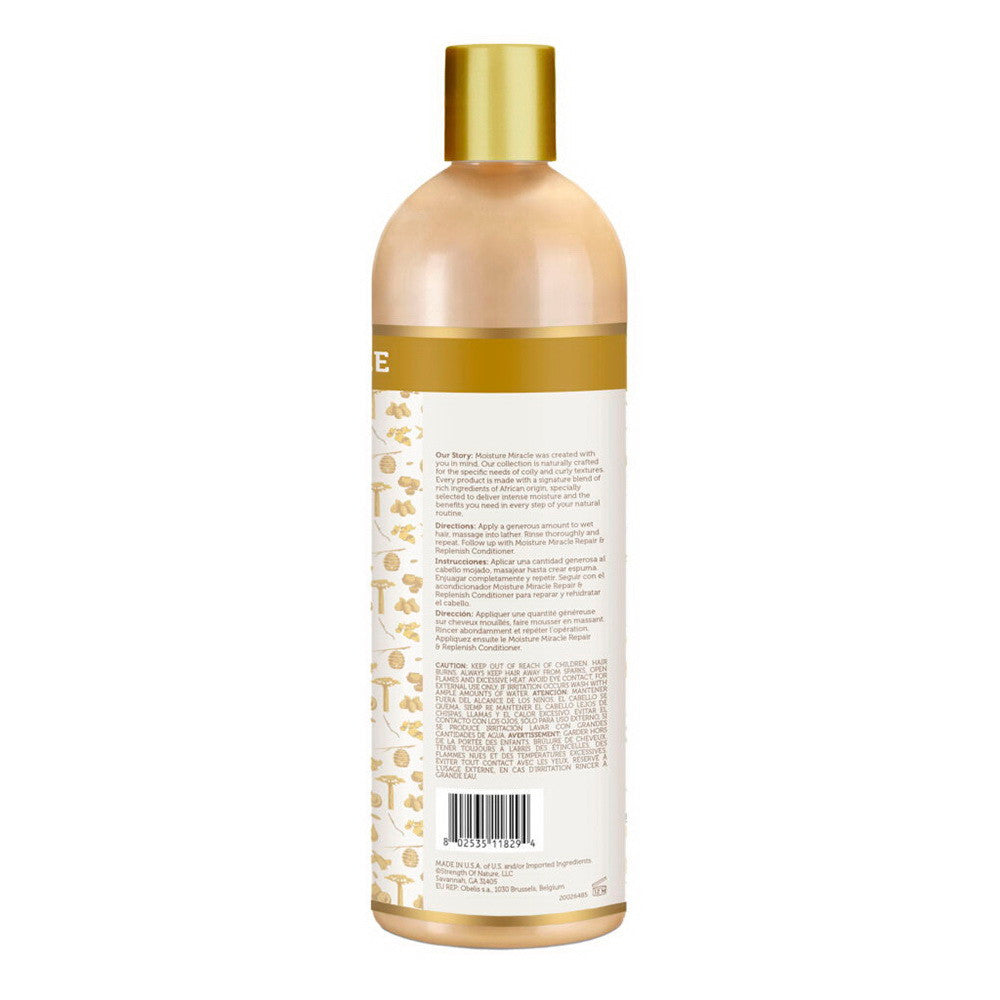 African Pride Moisture Miracle Nourish and Shine Shampoo, 16 Oz