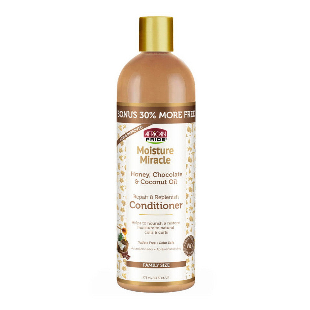 African Pride Moisture Miracle Repair and Replenish Conditioner, 16 Oz
