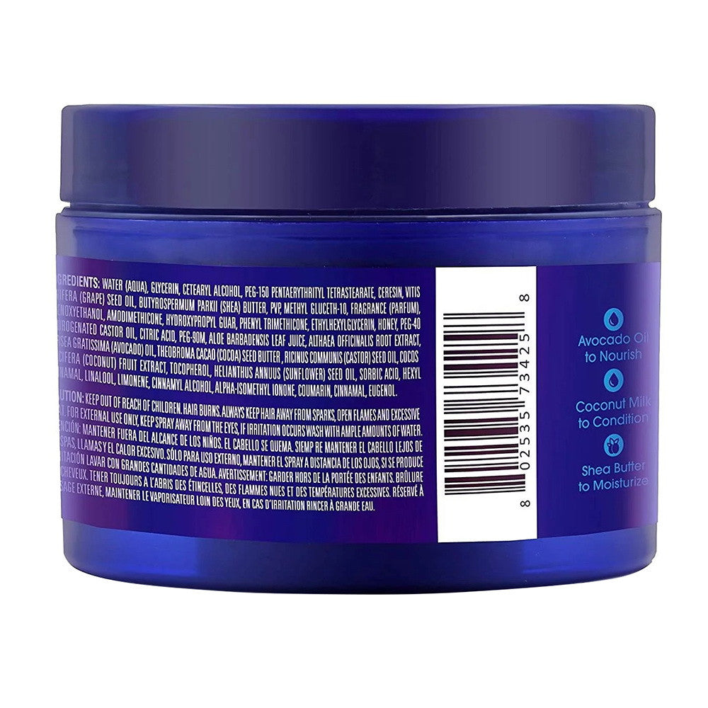 Afro Sheen Slick Back Cream Styler with Shea Butter for Smooth And Maintain, 6 Oz