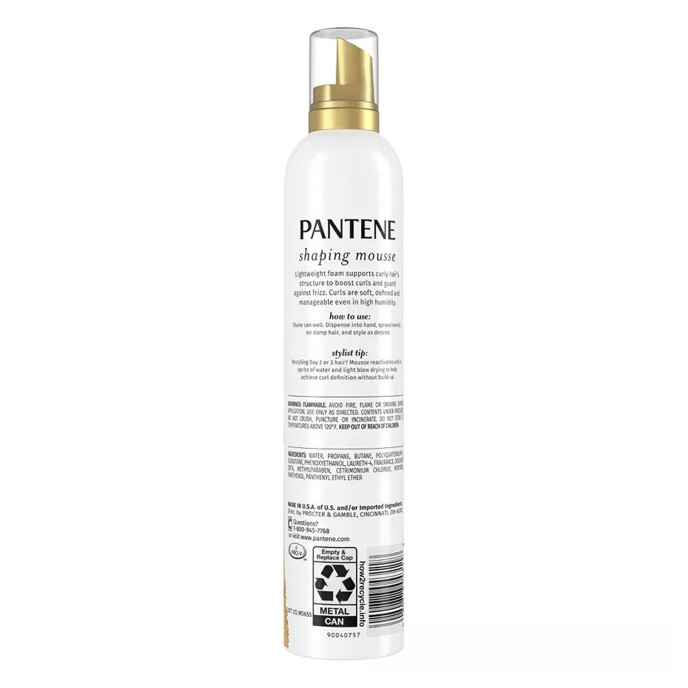 Pantene Pro-V Curly Defining Hair Style Mousse, 6.6 Oz