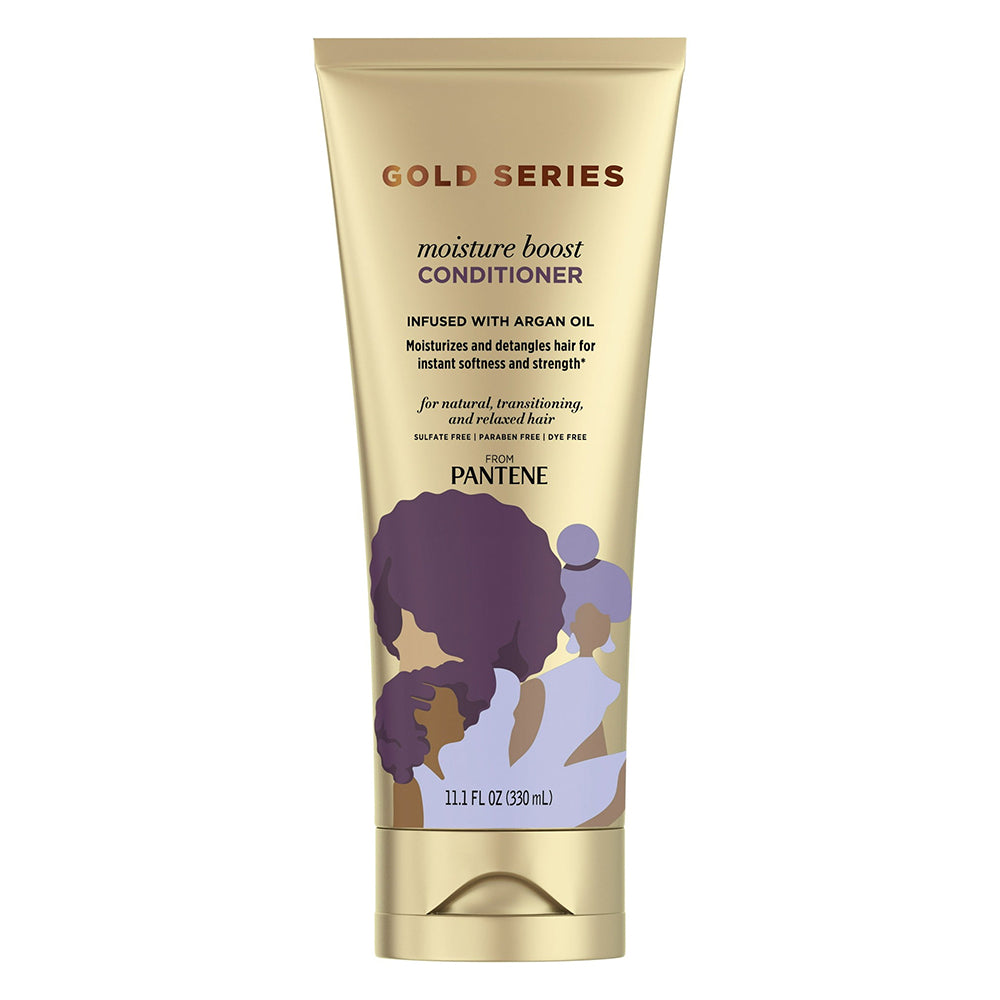 Pantene Pro V Moisture Boost Hair Conditioner Gold Series with Argan Oil 11.1Oz (330ml)