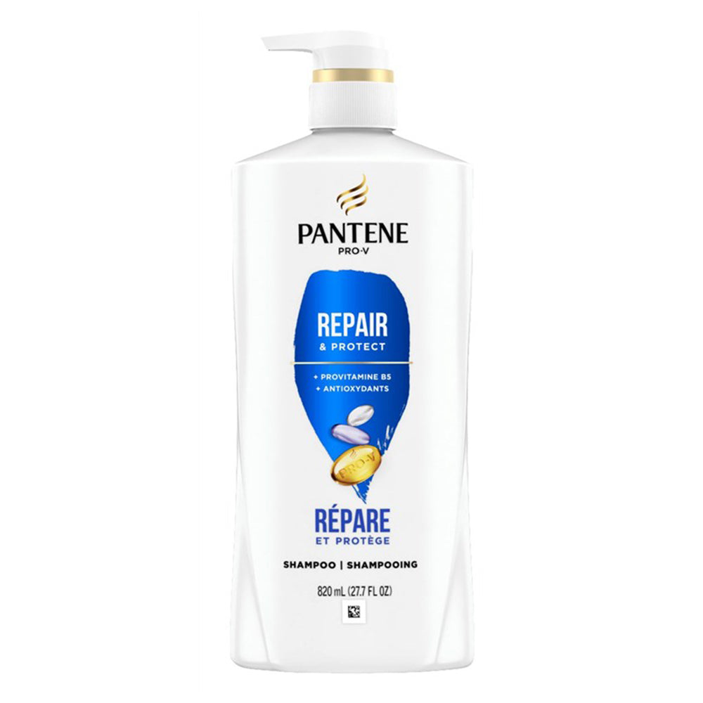 Pantene Shampoo Repair and Protect Antioxydants Color Safe System Nutrient Rich Parabens Free 27.7Oz (820ml)