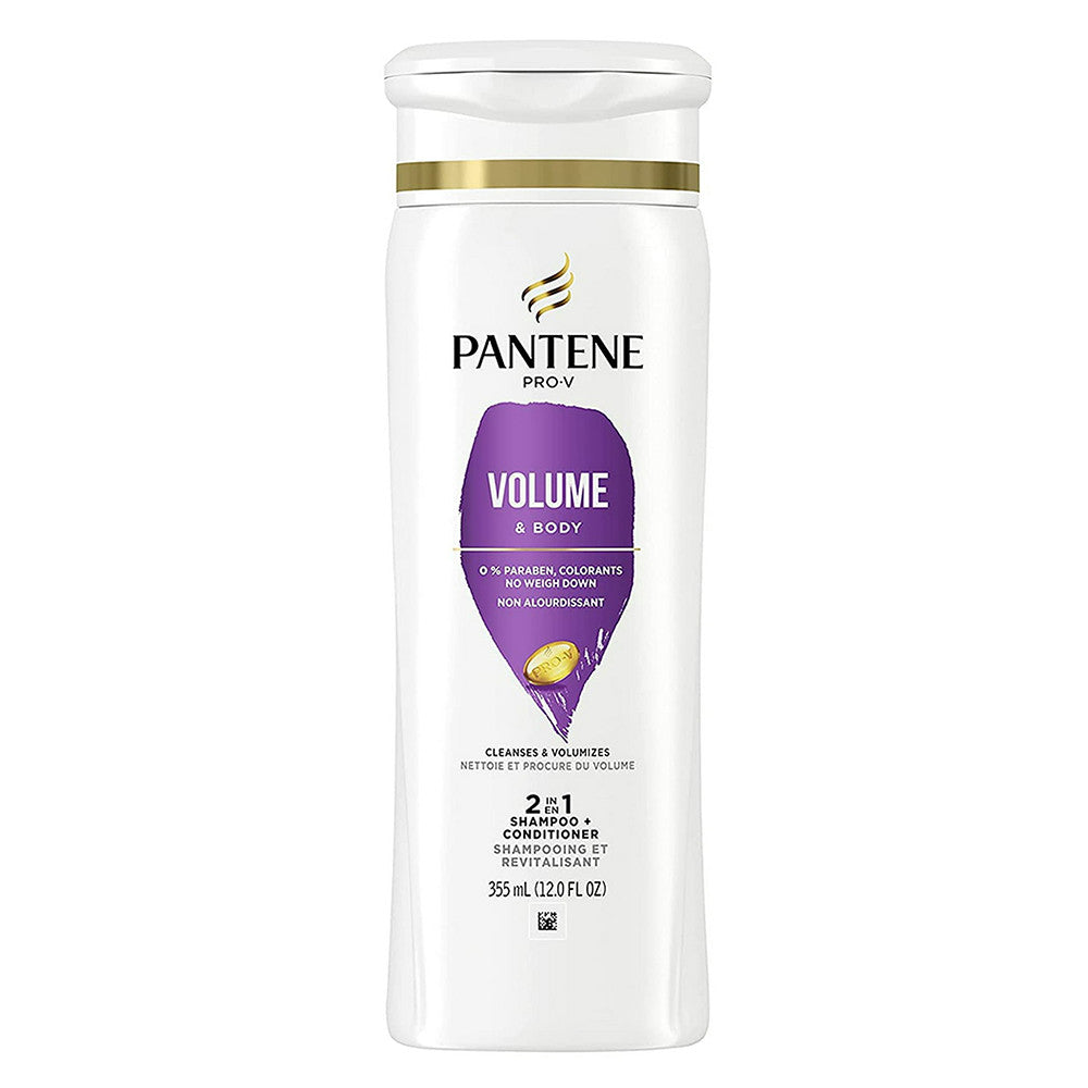 Pantene Pro-V 2 In 1 Volume and Body Shampoo and Conditioner, 12 Oz