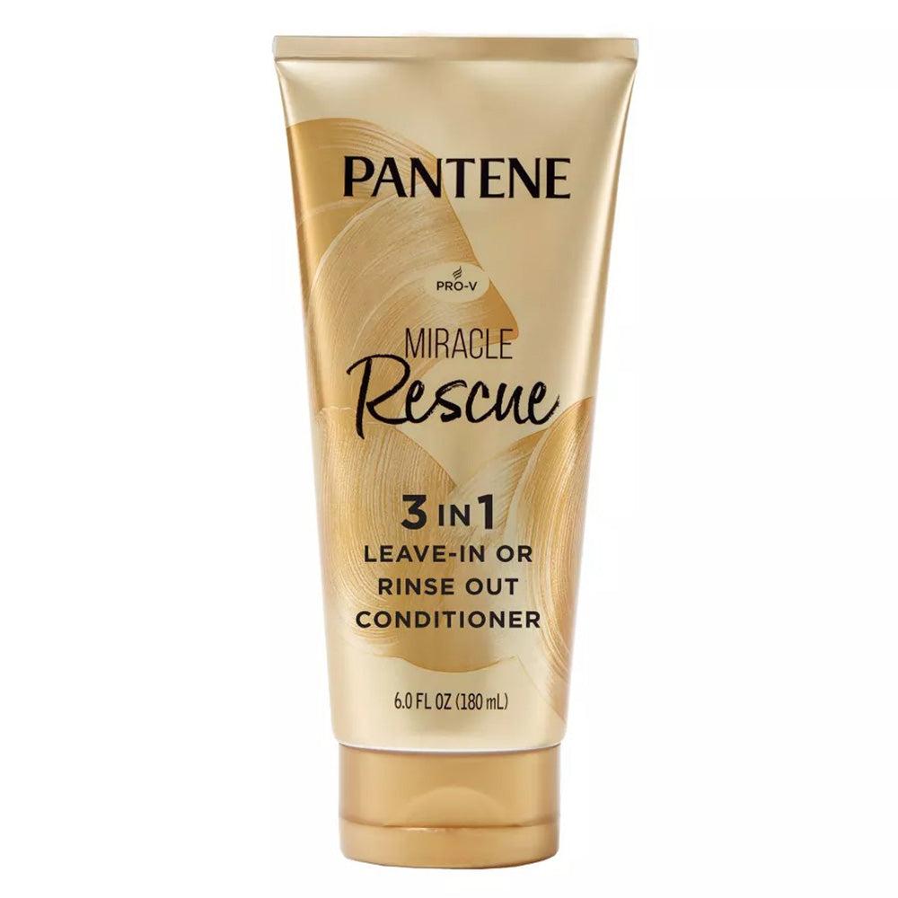 Pantene Miracle Rescue and Multi Tasking Leave In 3 in 1 Conditioner 6Oz (180ml)