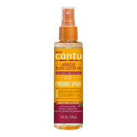 Cantu Finishing Spray with Jamaican Black Castor Oil and Coconut Oil for Moisture and Shine, 4 Oz