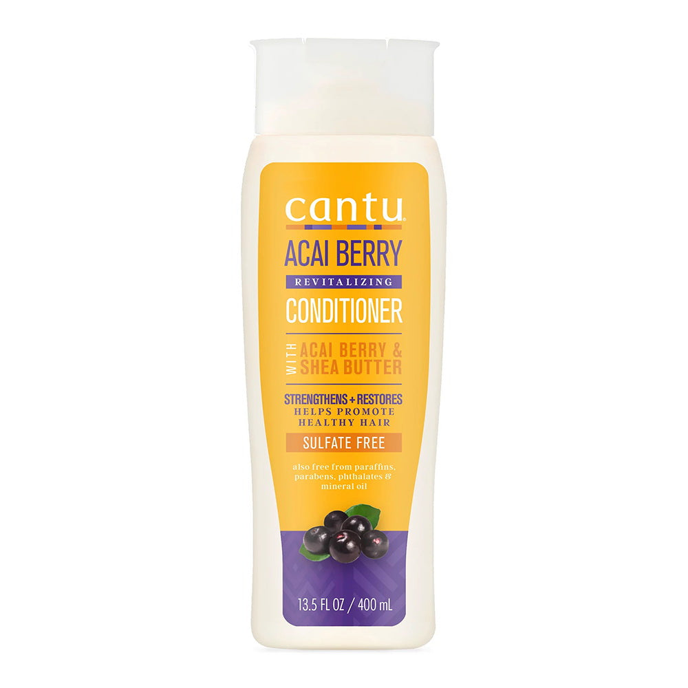 Cantu Revitalizing Hair Conditioner with Acai Berry and Shea Butter 13.5Oz (400ml)