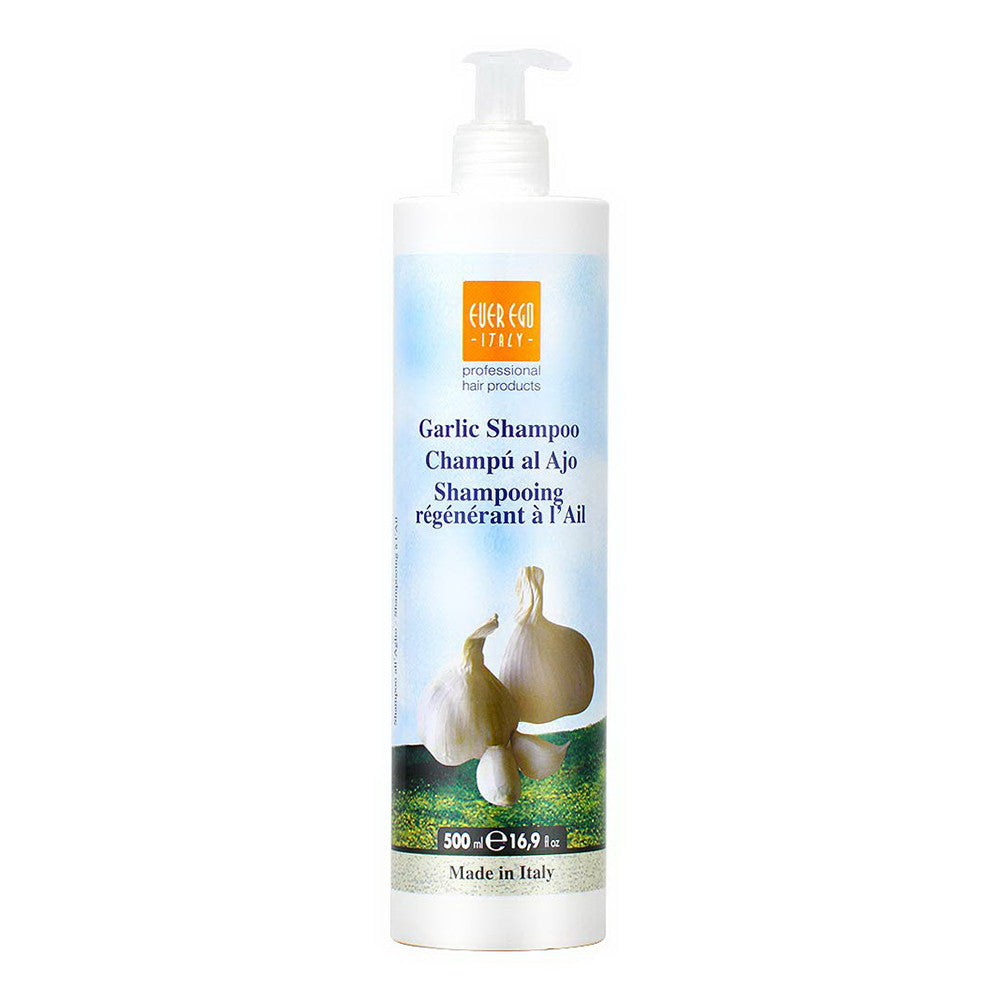 Ever Ego Italy Garlic Shampoo For Damaged Hair, 16.9 Oz
