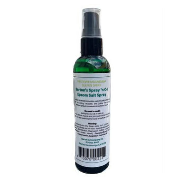 Bartons Spray N Go Epsom Salt Spray with Eucalyptus Oil, 4 Oz