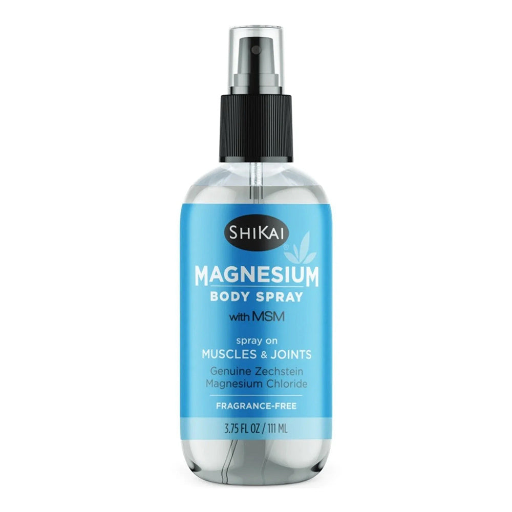 Shikai Magnesium Body Spray for Relaxation and Muscle Relief 3.75Oz (111ml)