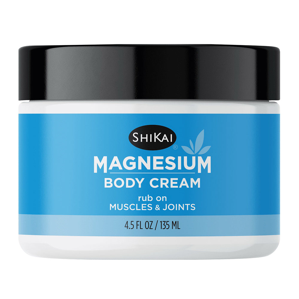 ShiKai Magnesium Body Cream for Muscle Relief and Skin Hydration 4.5Oz (135ml)