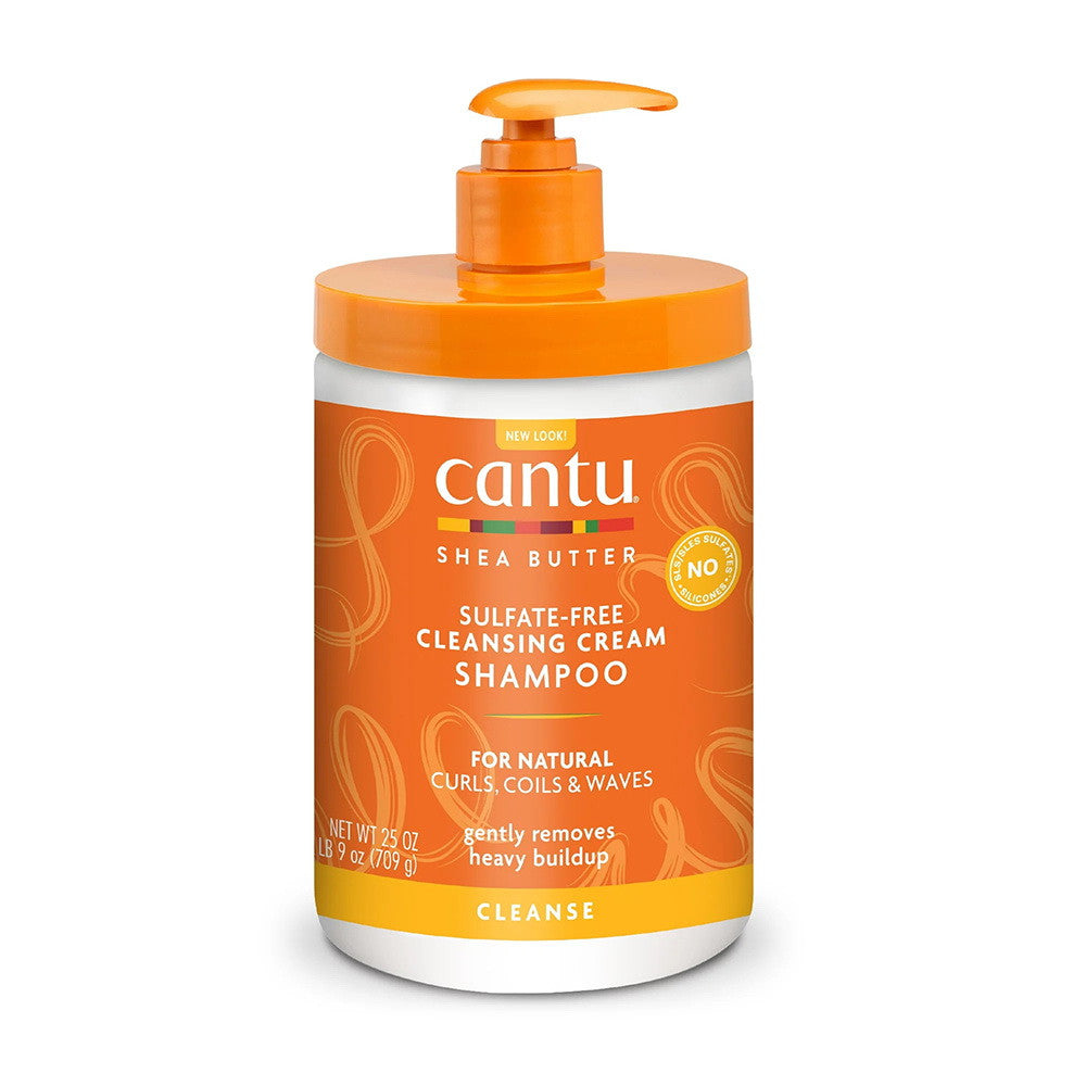 Cantu Shea Butter Sulfate Free Cleansing Cream Shampoo, 25 Oz