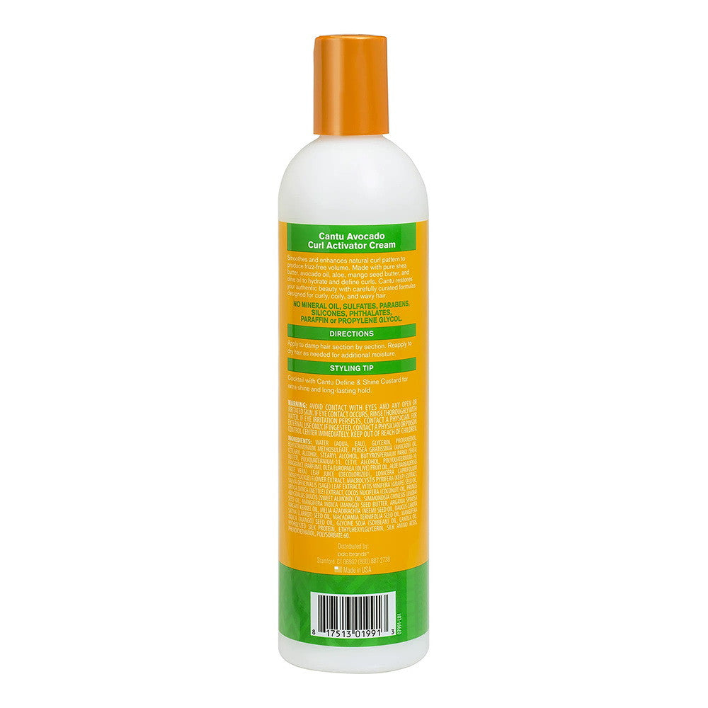 Cantu Avocado Hydrating Curl Activator with Avocado Oil and Shea Butter, 12 Oz