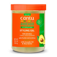 Cantu Avocado Hydrating Styling Gel with Avocado Oil and Shea Butter, 18.5 Oz