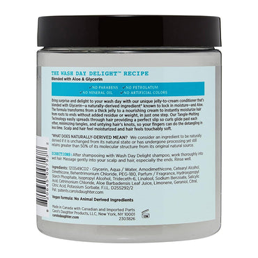 Carols Daughter Wash Day Delight Dream Detangler Jelly To Cream Conditioner with Glycerin and Aloe, 20 Oz