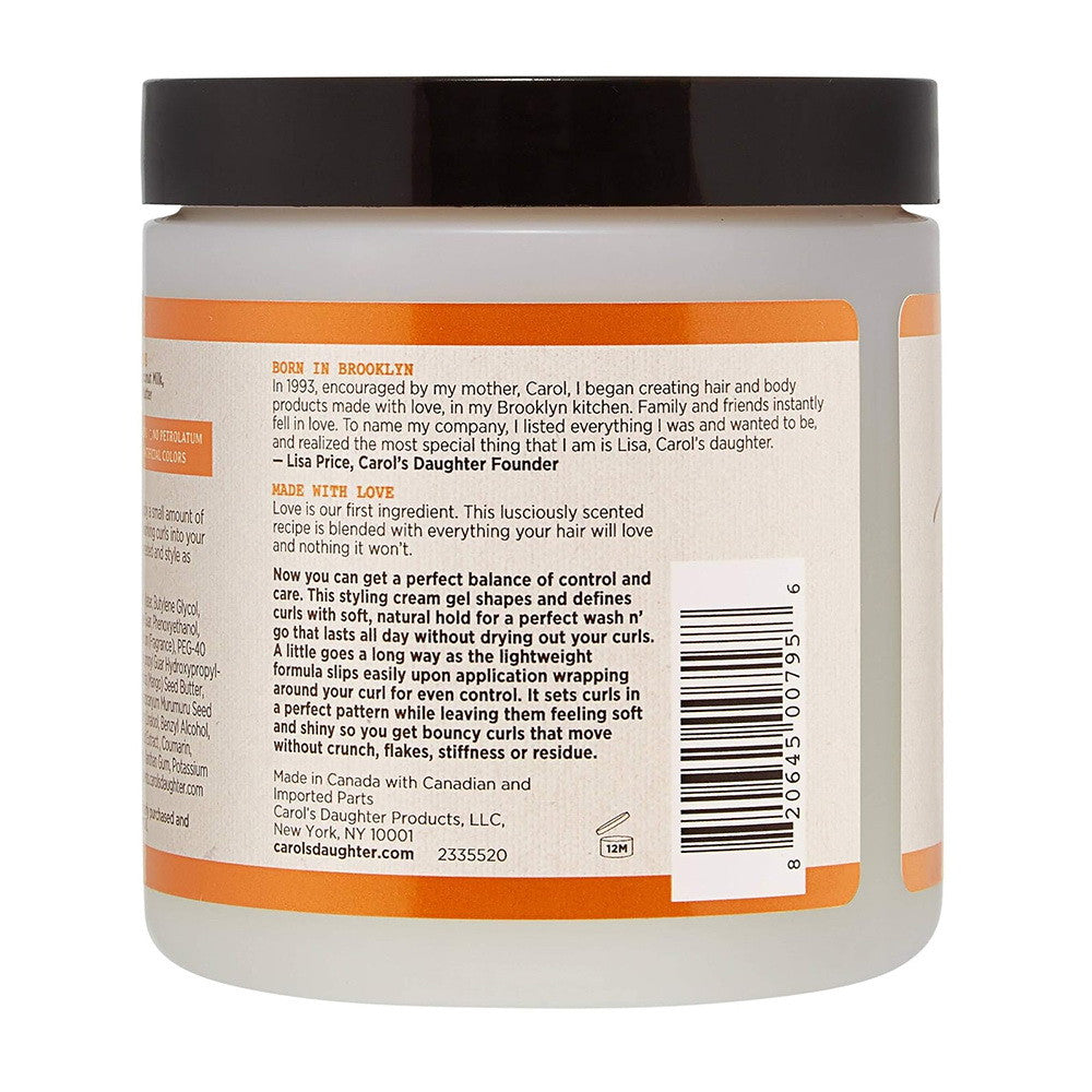 Carols Daughter Coco Creme Curl Shaping Cream Gel with Coconut, 16 Oz