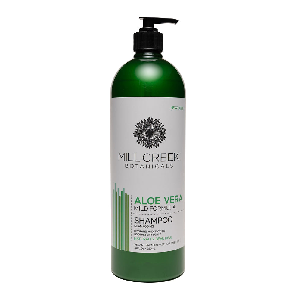 Mill Creek Botanicals Aloe Vera Shampoo, 32 Oz