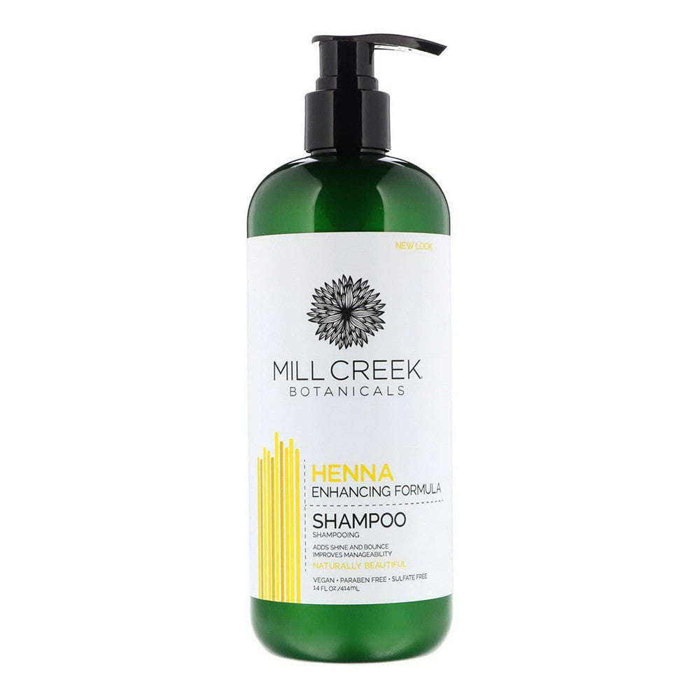 Mill Creek Botanicals Henna Enhancing Formula Hair Shampoo, 14 Oz