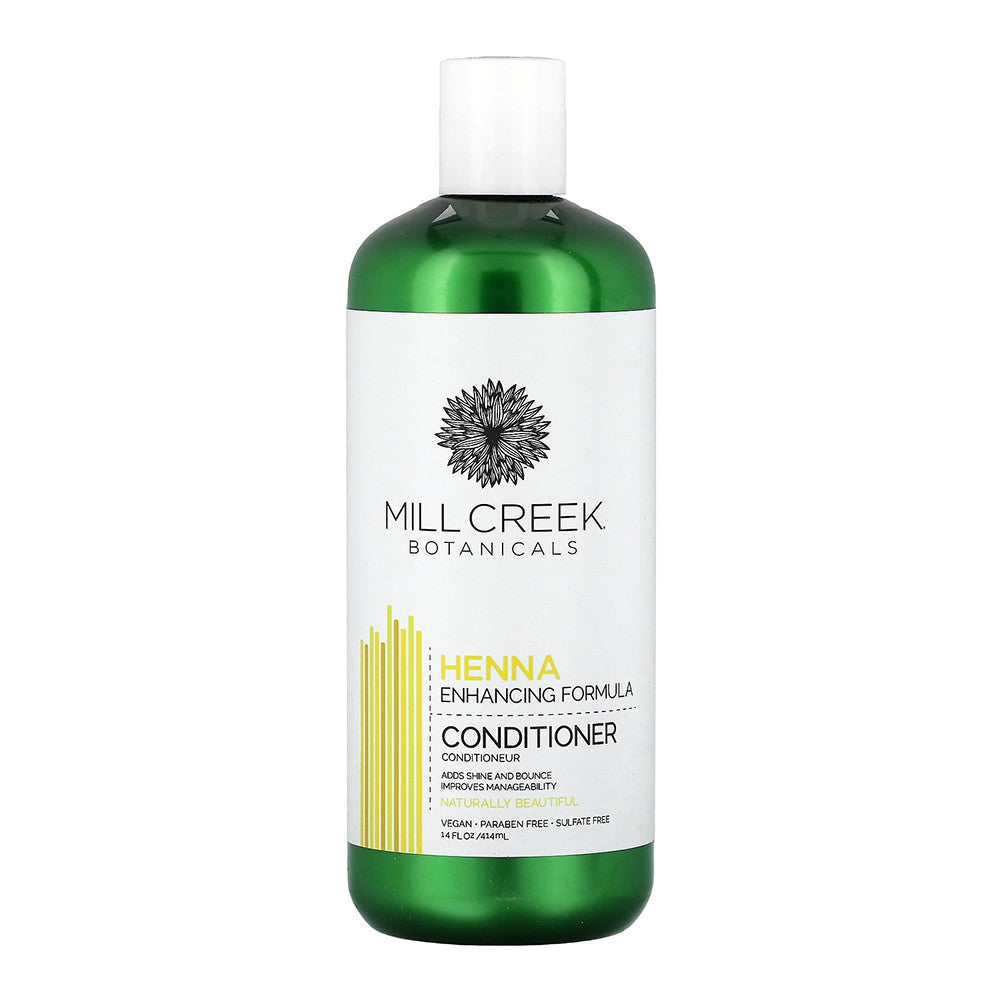 Mill Creek Botanicals Enhancing Formula Henna Conditioner, 14 Oz