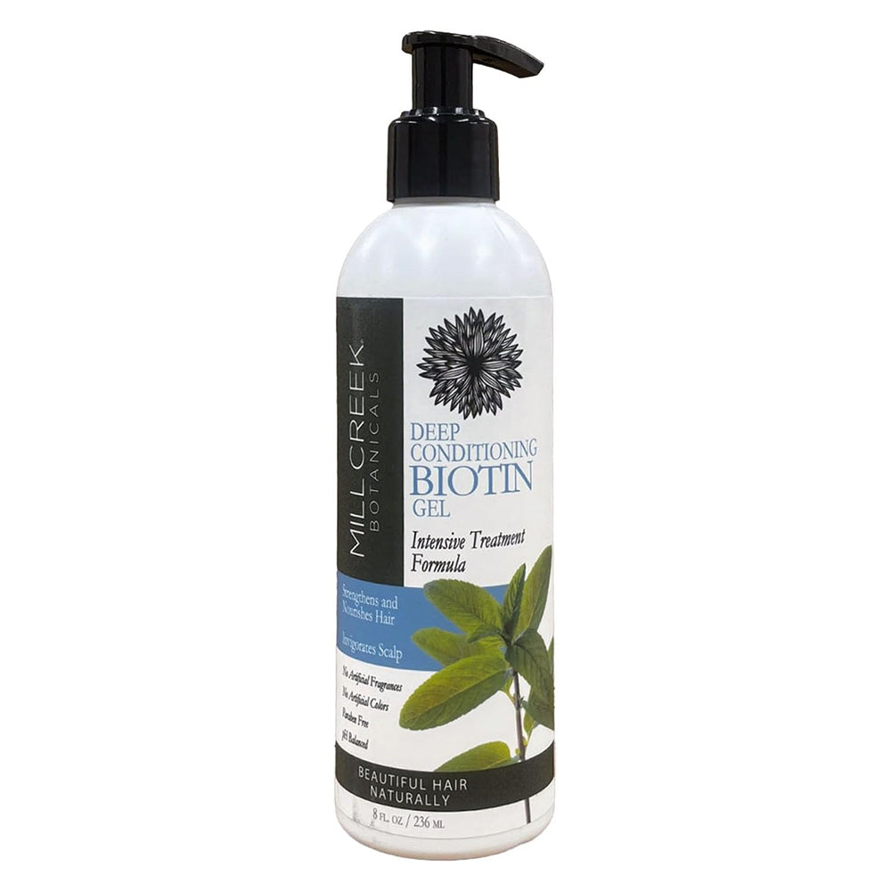 Mill Creek Deep Conditioning Biotin Hair Gel Nourishing 8Oz (236ml)