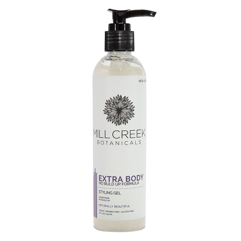 Mill Creek Botanicals Extra Body Styling Hair Gel, 8 Oz