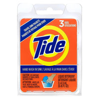 Tide Travel Sink Packets 3 x 4.5 ml, 1 Pack