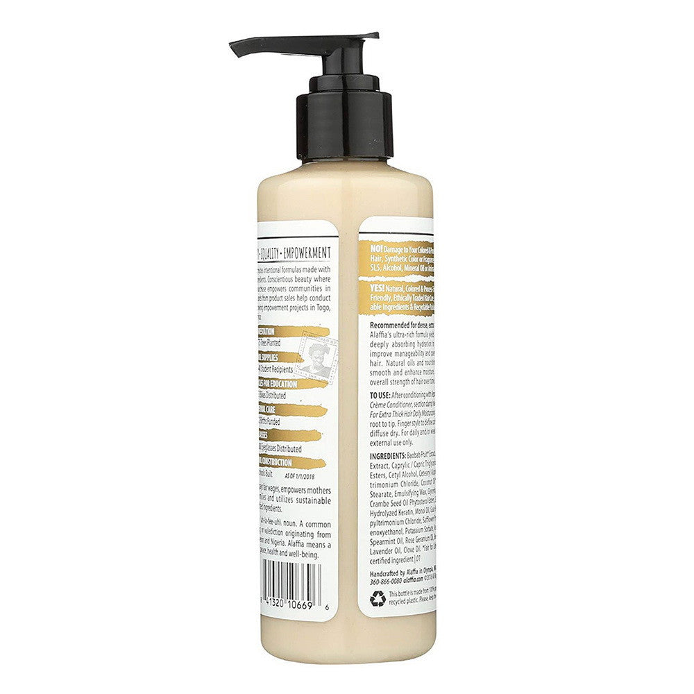Alaffia Repair and Restore Daily Moisture Cream for Strengthen Hair, 8 Oz