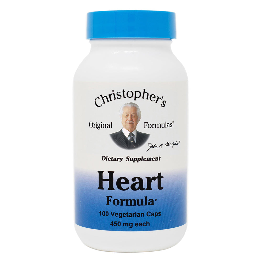 Dr. Christophers Formulas Heart Formula Cardiovascular Support Vegetarian Capsules 100Ea